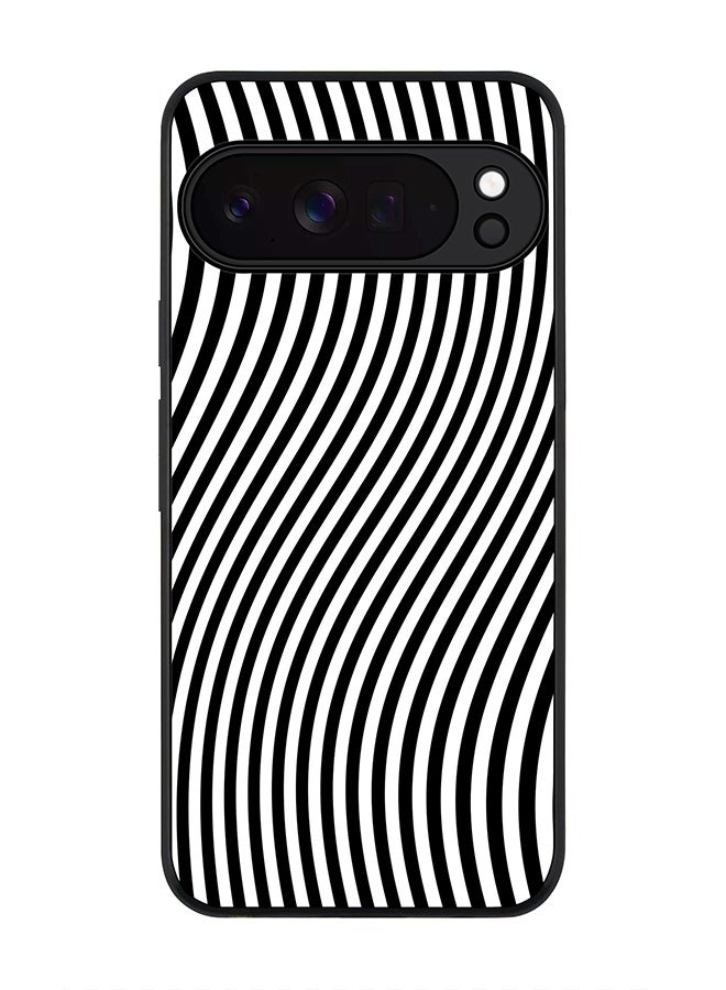 For Google Pixel 10 Pro Case,Slim fit Camera Protection, Shockproof Thin Phone cover  - Zebra Lines